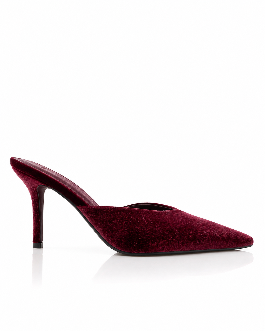Plum Velvet Pump