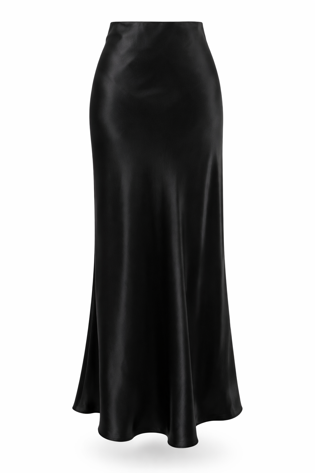 Satin Midi Skirt