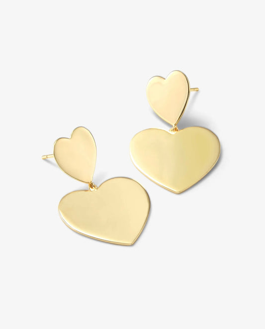 Gold You Have My Heart Earrings