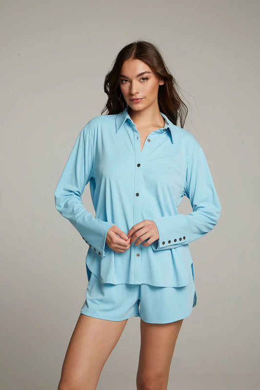 Ethan Clear Sky Button Up