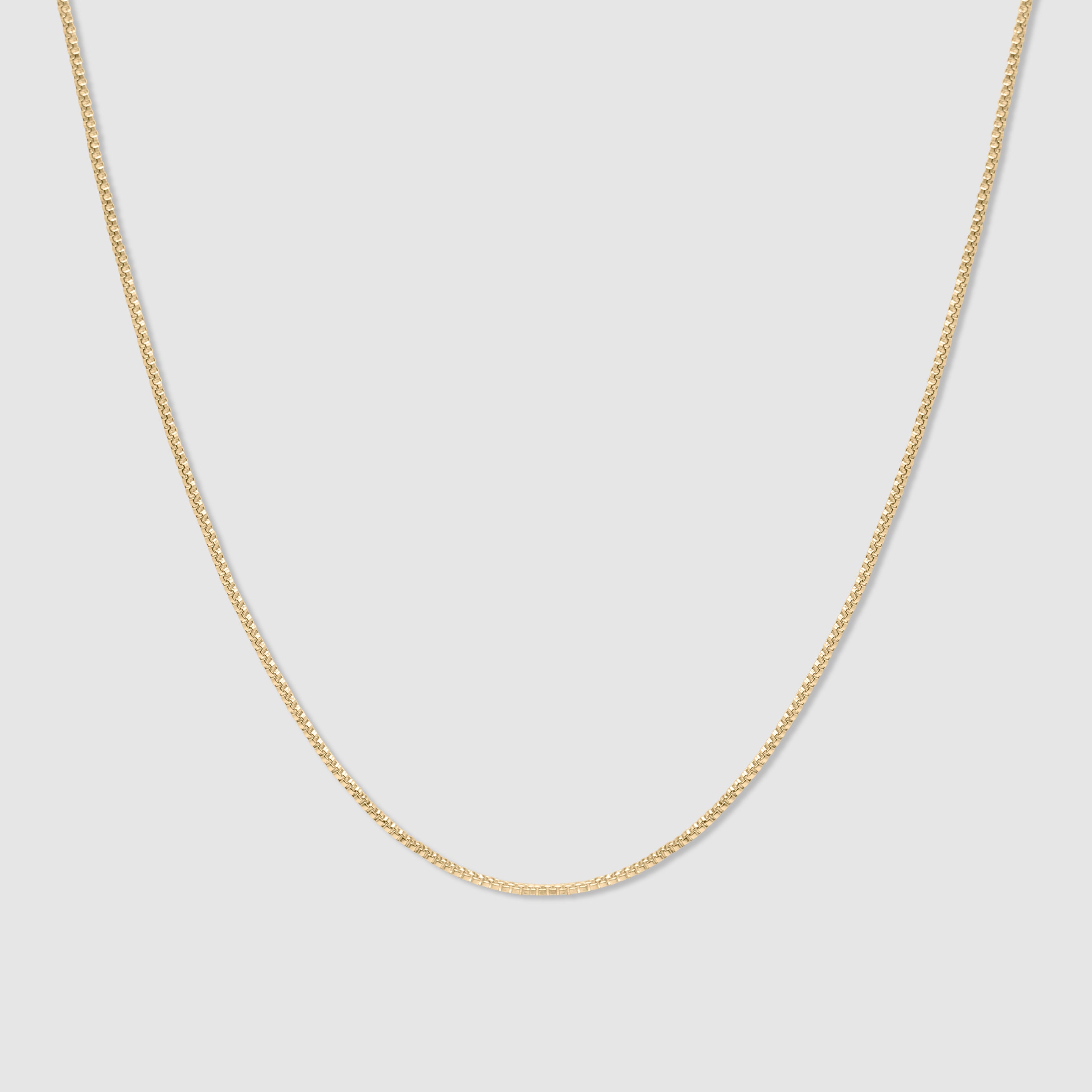 Mini Box Chain Necklace