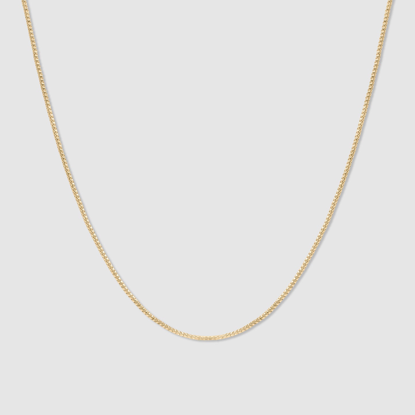 Mini Box Chain Necklace