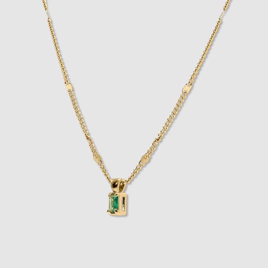 Envy Emerald Cut Necklace