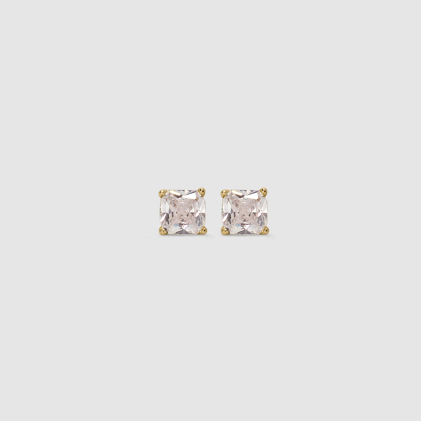 Cushion Cut Studs