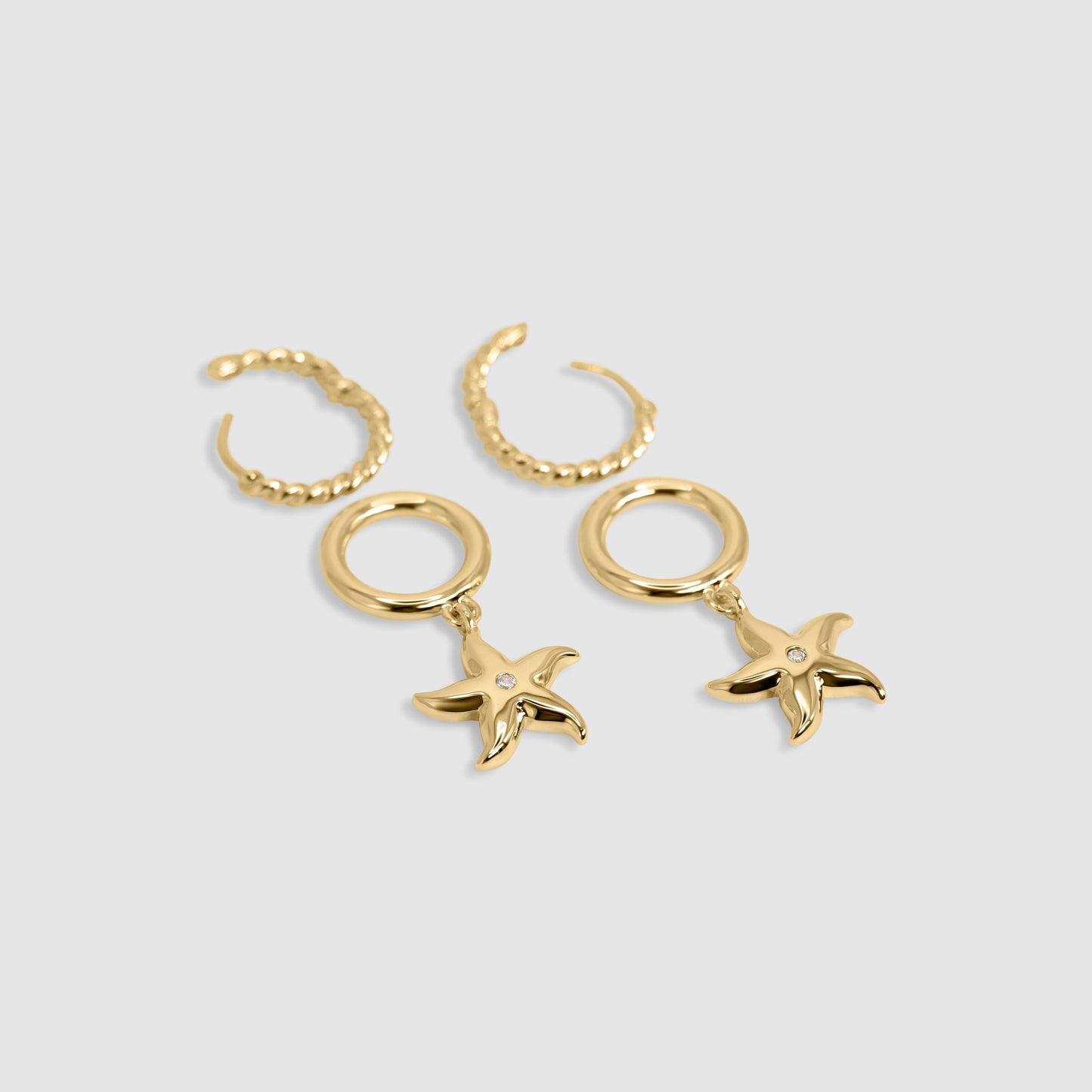 Golden Starfish Huggies