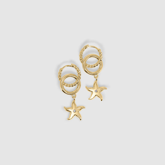 Golden Starfish Huggies