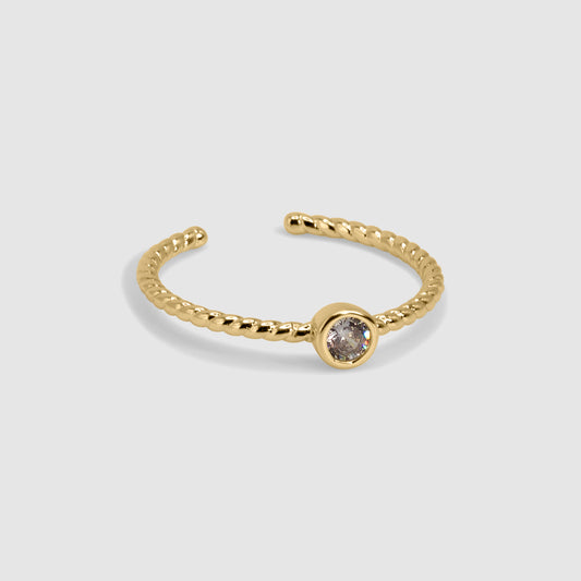 Roped Bezel Ring