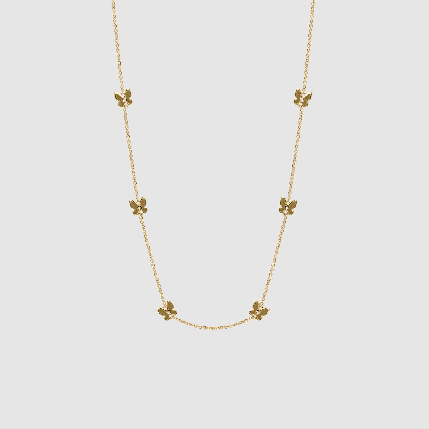Floating Butterfly Necklace