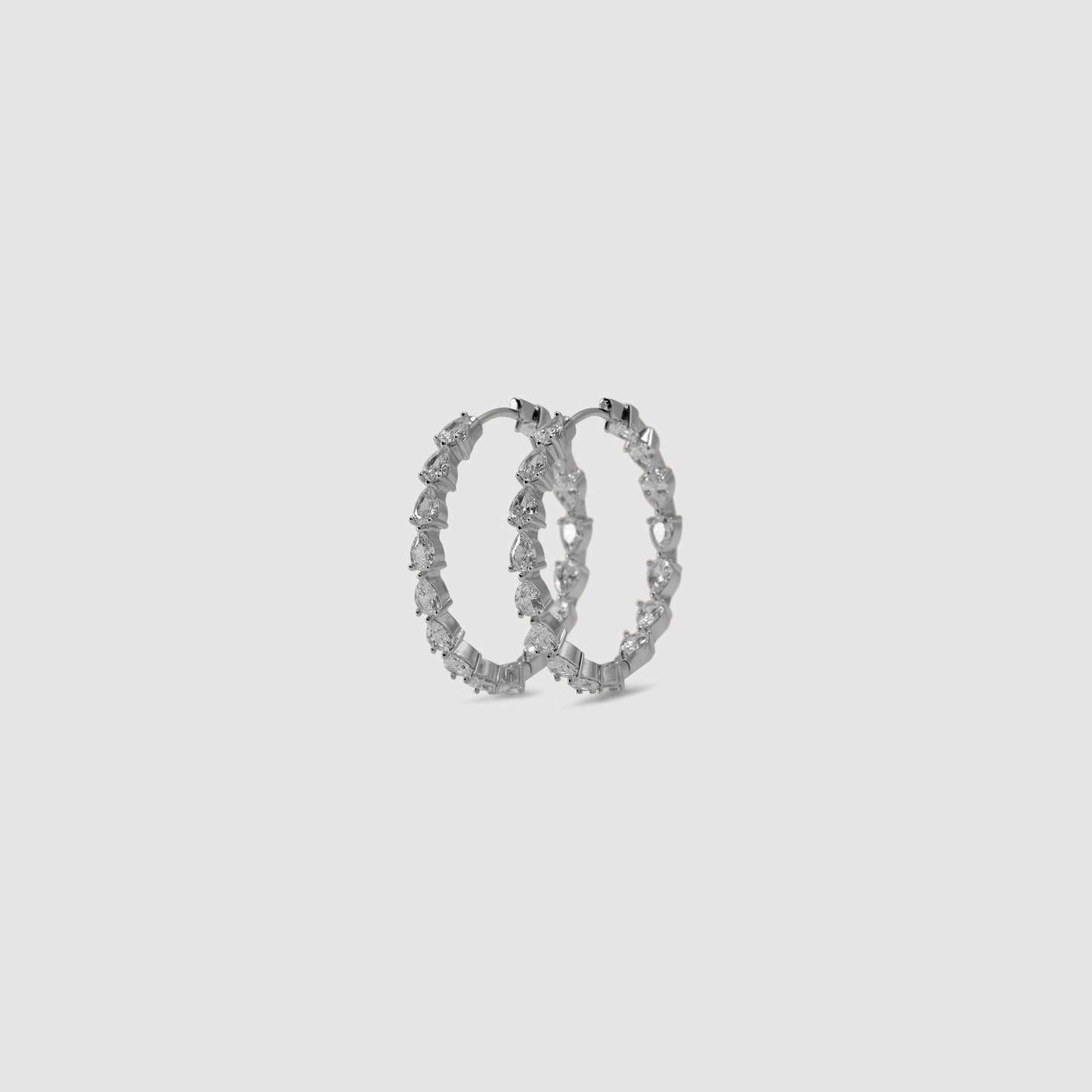 Endless Pear Hoops
