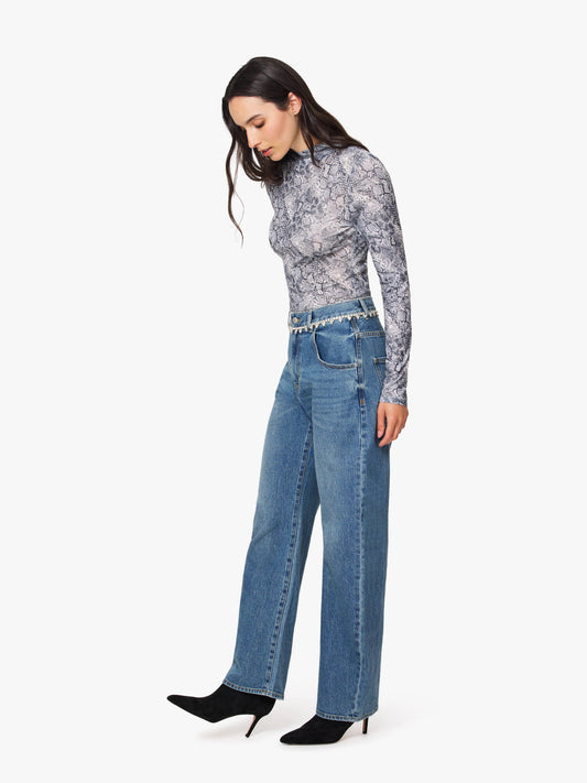 Rhinestone Slouch Jean