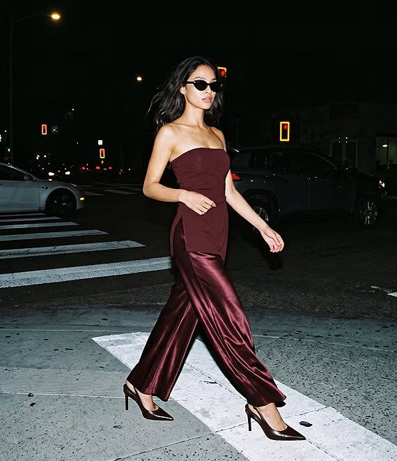 Satin Bias Pant