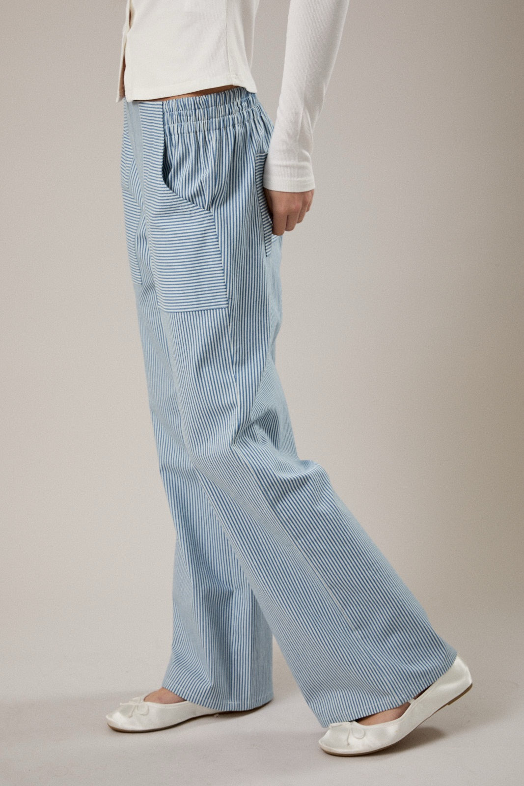 Blue Stripe Pants