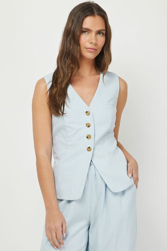 Linen Vest