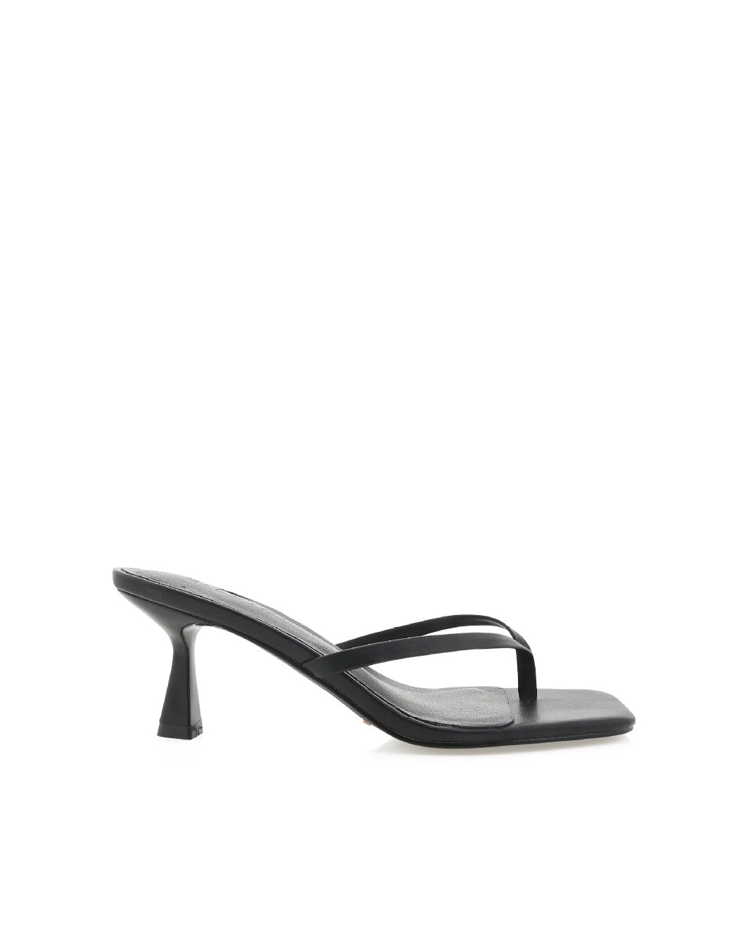 Black Kitten Heel