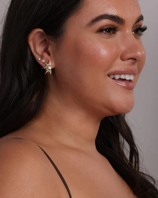 Gabriella Sunburst Stud Earrings