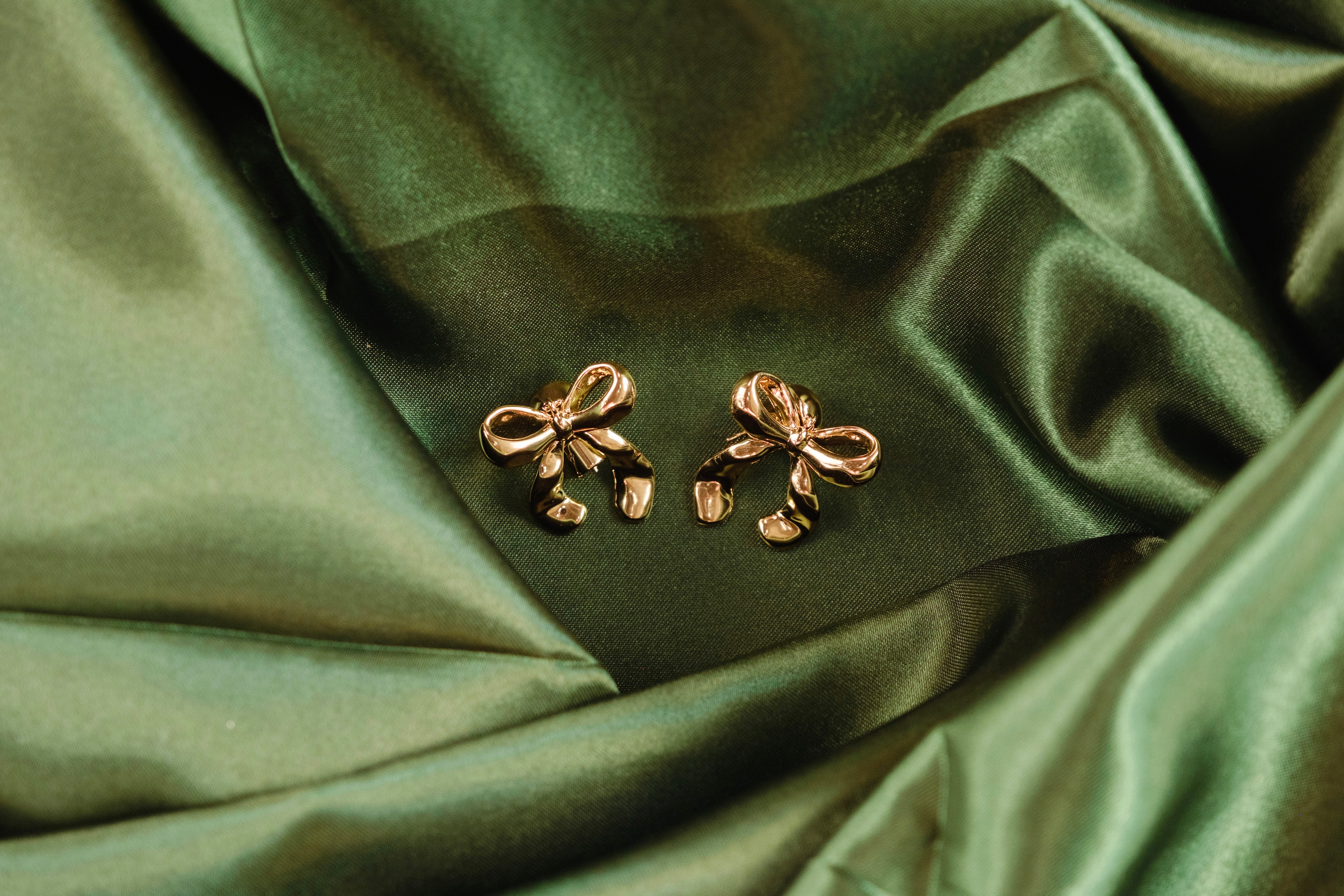 Melted Ribbon Earrings