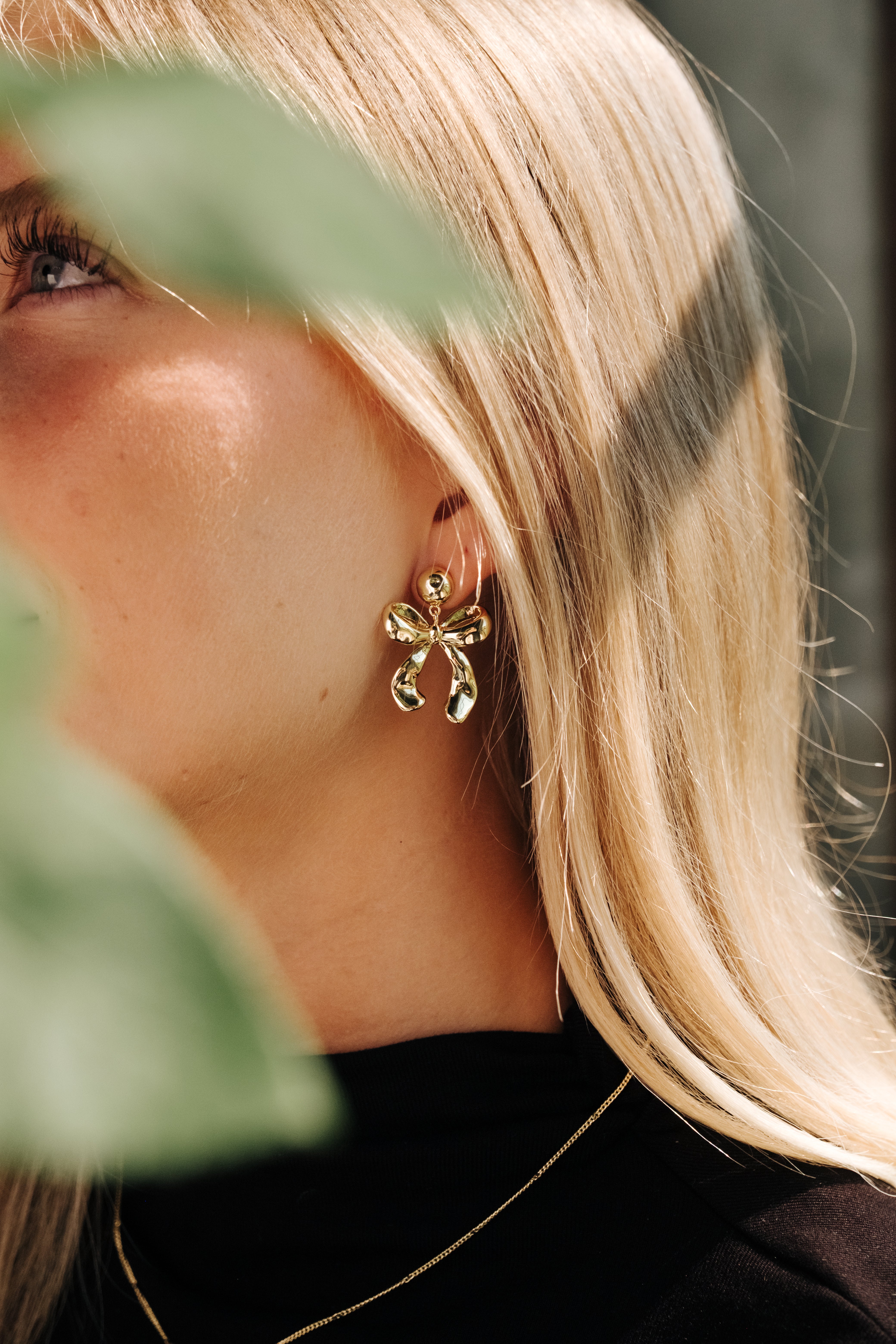 Melted Ribbon Earrings