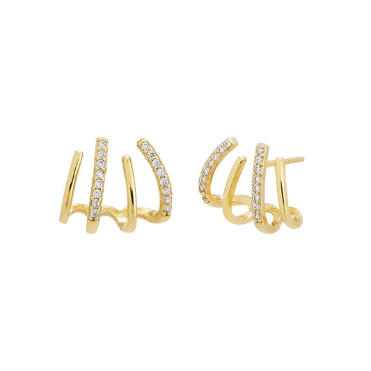 Solid/Pave Multi Claw Studs