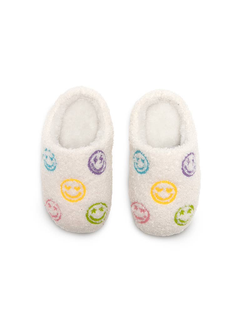 Kids Happy Face Slippers