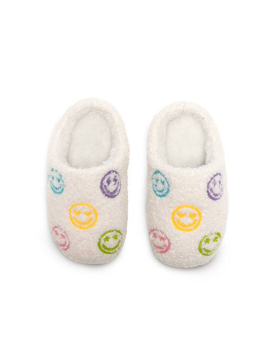 Kids Happy Face Slippers