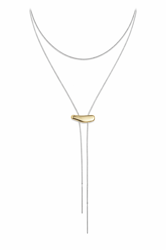 Two Tone Bolo Necklace