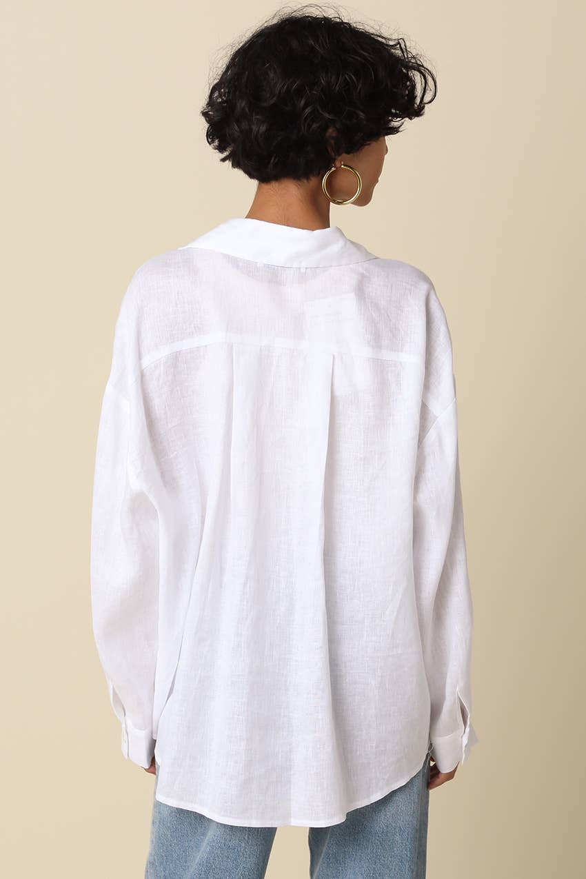 White Linen Shirt