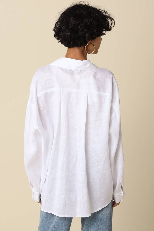 White Linen Shirt