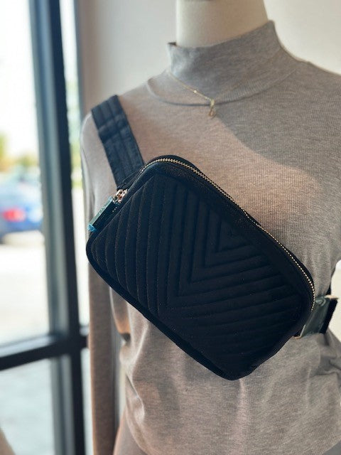 Velvet Cross Body Bag