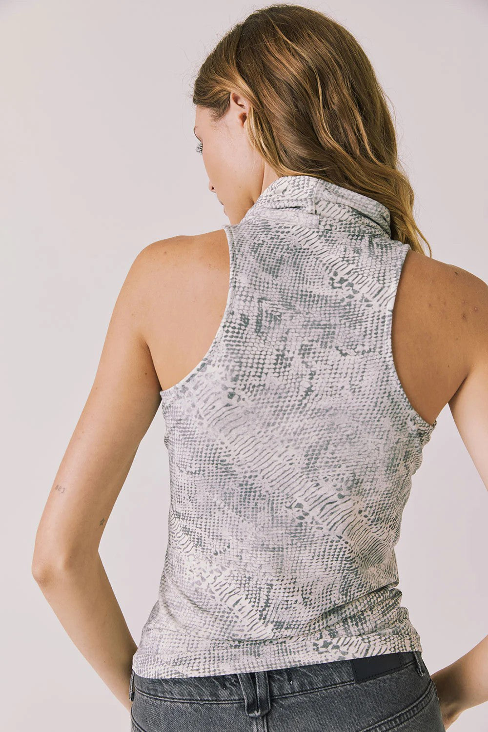 Hailee Python Tank Top