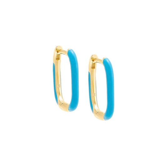 Enamel Oval Hoop